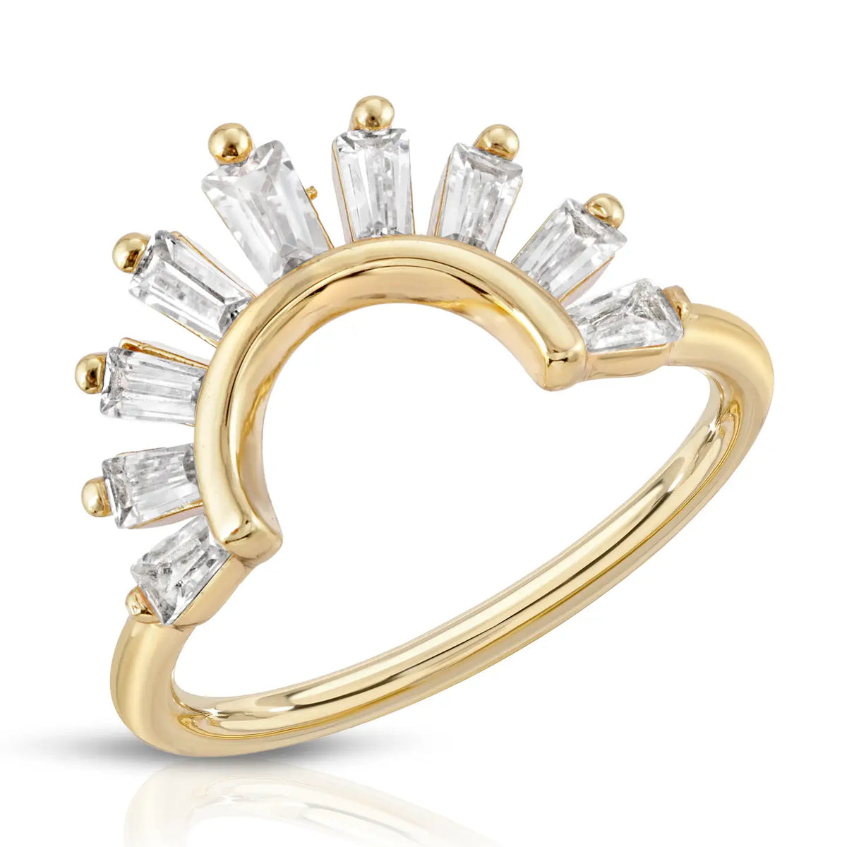 Baguette Arc Ring