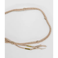 Lasso Braided Hat Band in Beige