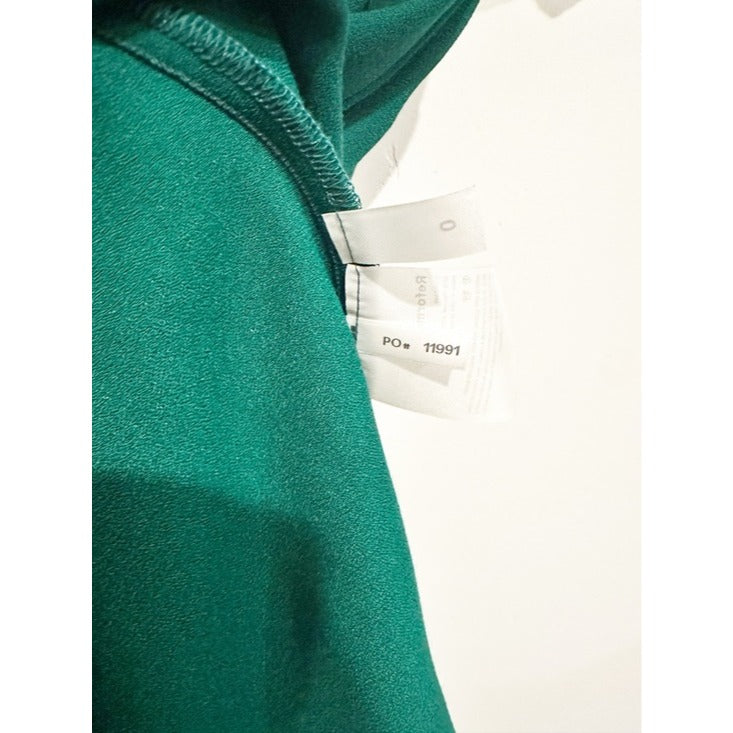 Dulce Puff Sleeve Mini Dress in Emerald Green - 0