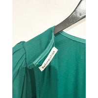 Dulce Puff Sleeve Mini Dress in Emerald Green - 0