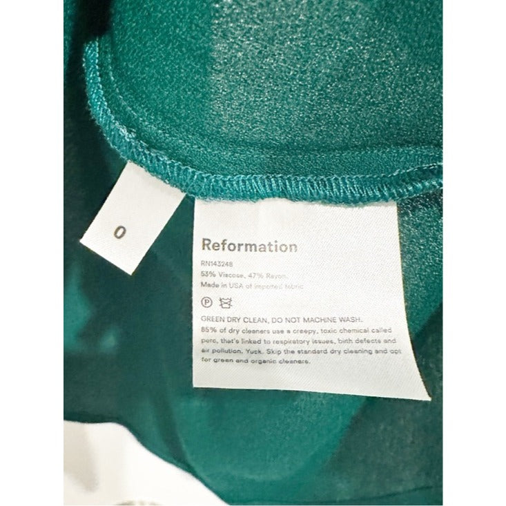 Dulce Puff Sleeve Mini Dress in Emerald Green - 0