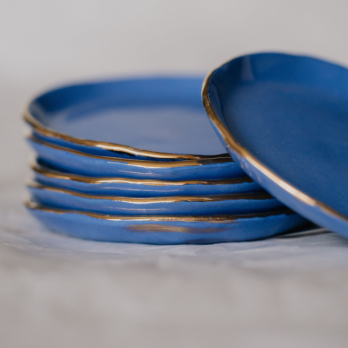 Gold Rim Trinket Dish