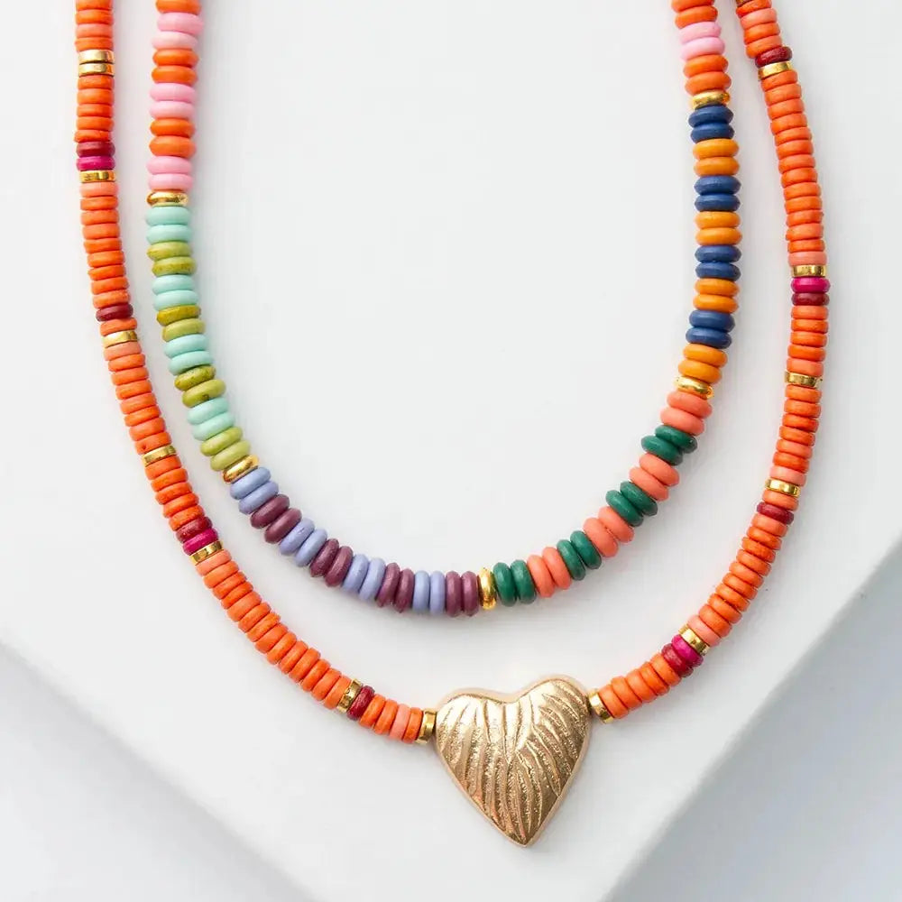 Horizon Heart Necklace Set