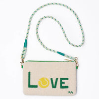 Leila Tennis Bead Clutch