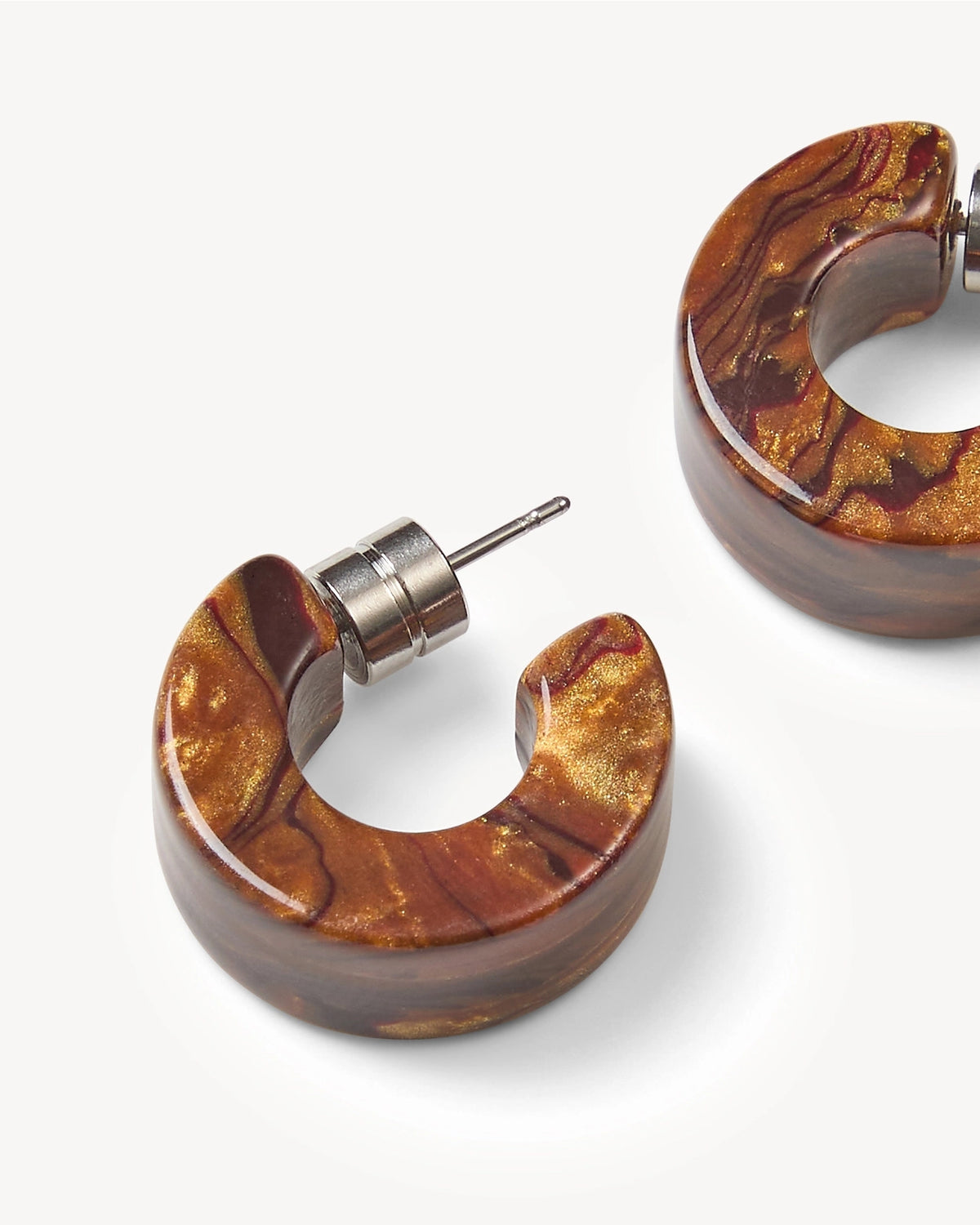 Muse Hoops in Bronze