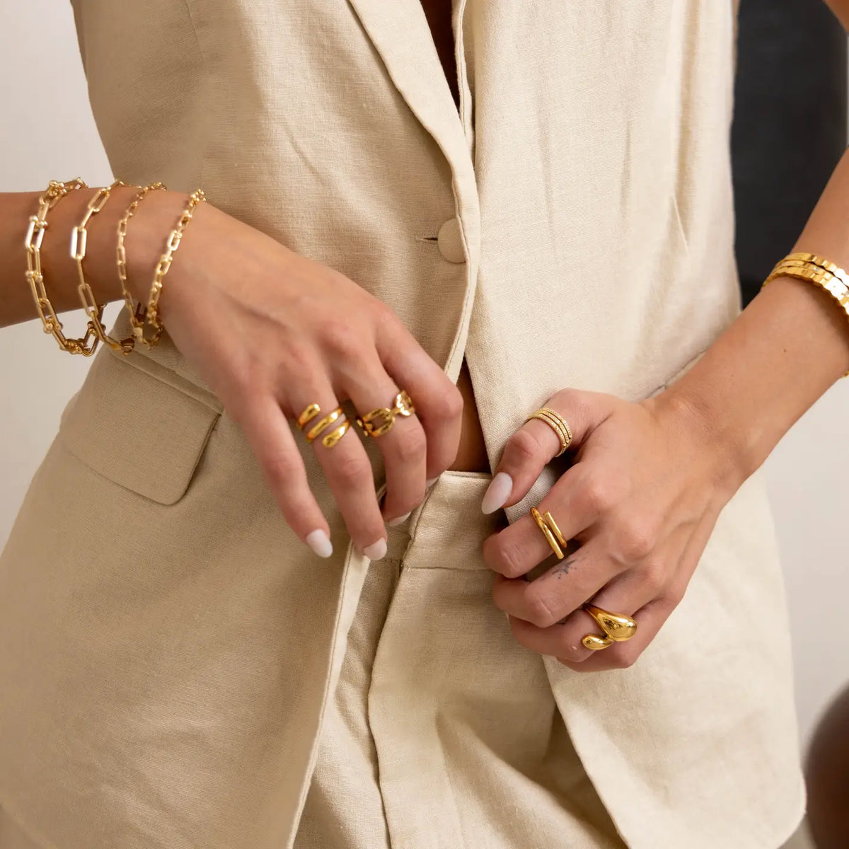 Carrie Paperclip Link Bracelet