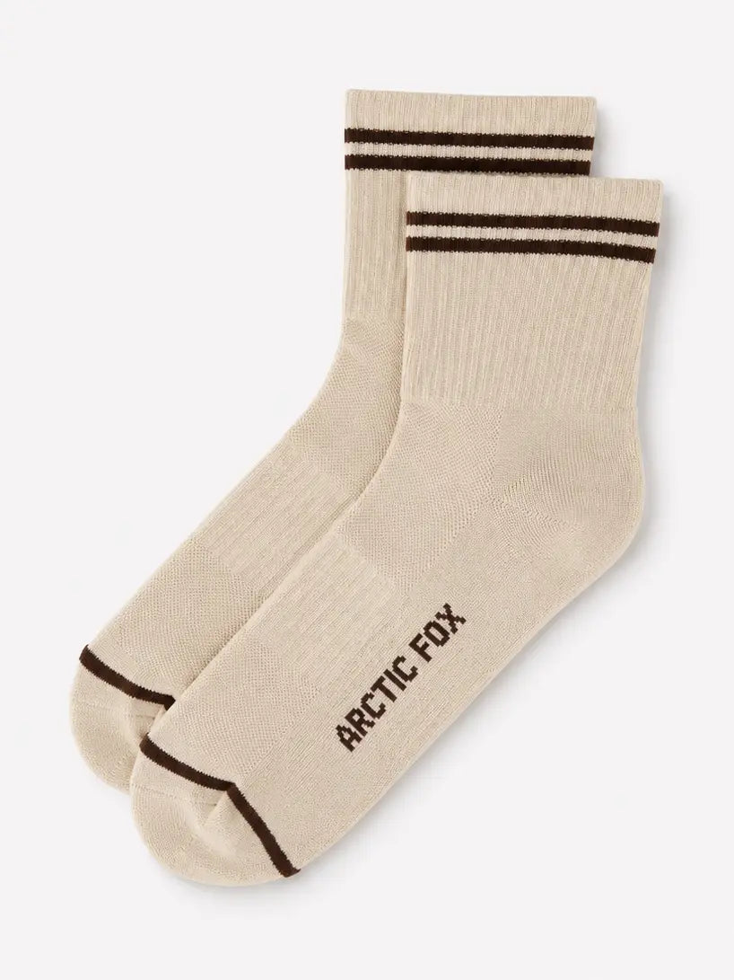 Striped Socks - Chalk