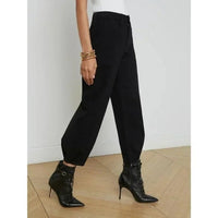 Krista High Rise Black Tapered Leg Jeans - 25