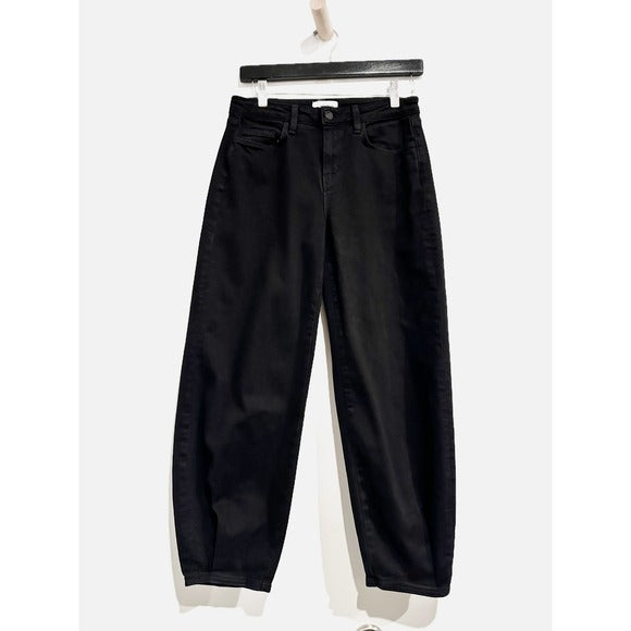 Krista High Rise Black Tapered Leg Jeans - 25