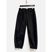 Krista High Rise Black Tapered Leg Jeans - 25