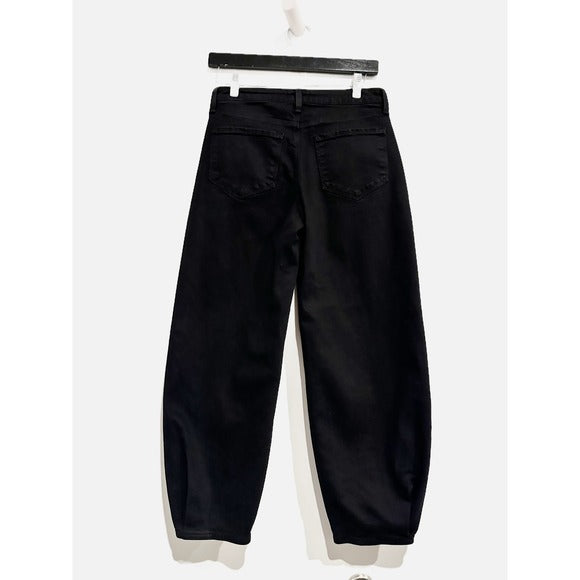 Krista High Rise Black Tapered Leg Jeans - 25