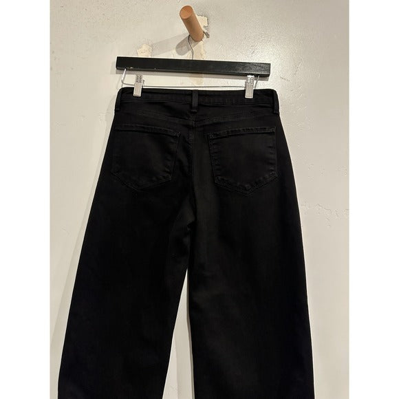 Krista High Rise Black Tapered Leg Jeans - 25