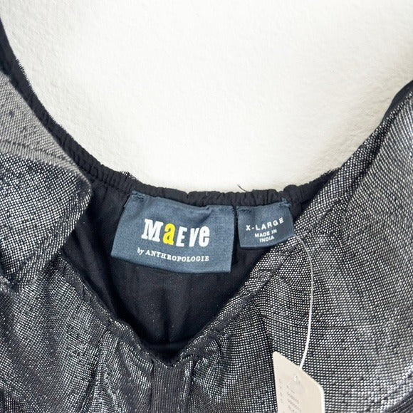 Maeve Ruffled One-Shoulder Midi Dress‎