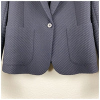 Textured Navy Blazer