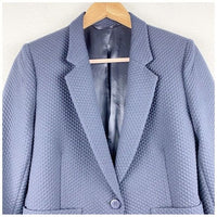 Textured Navy Blazer