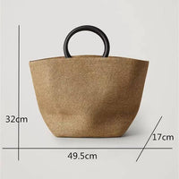 Straw Woven Large Capacity Tote Bag