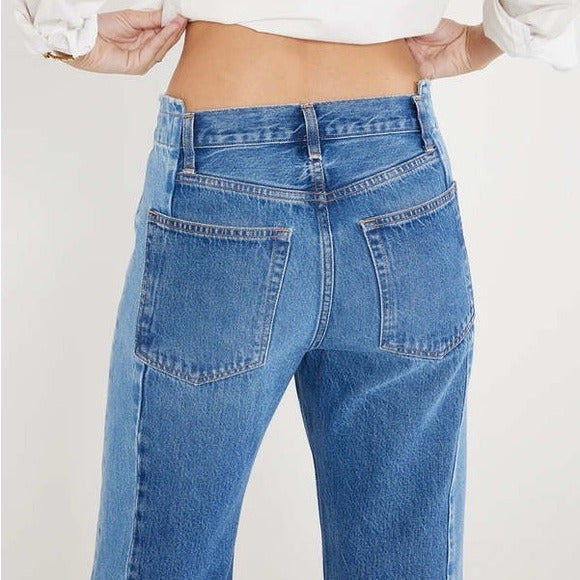 Amis Relaxed Boot Rework in Umbra Two Tone