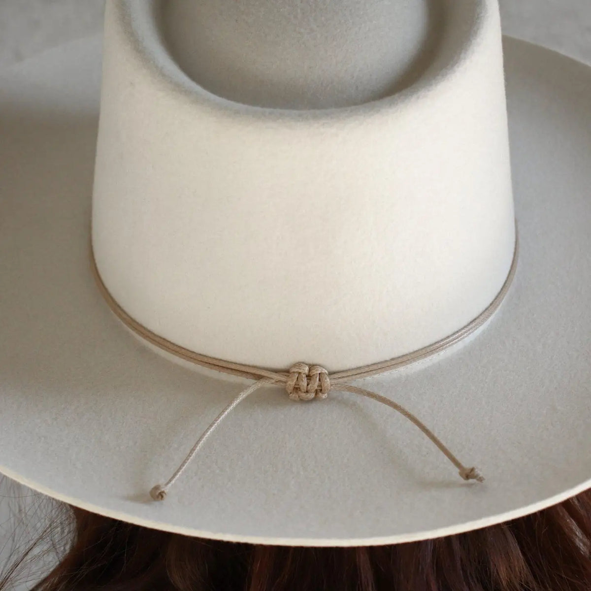 Double Strand Rope Band in Tan