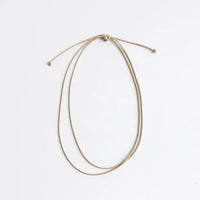 Double Strand Rope Band in Tan