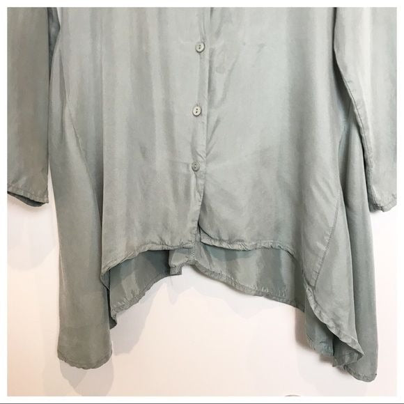 Soft Surroundings Laurel Tunic in Dusk Green Size Small