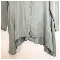 Soft Surroundings Laurel Tunic in Dusk Green Size Small