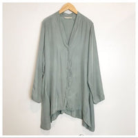Soft Surroundings Laurel Tunic in Dusk Green Size Small