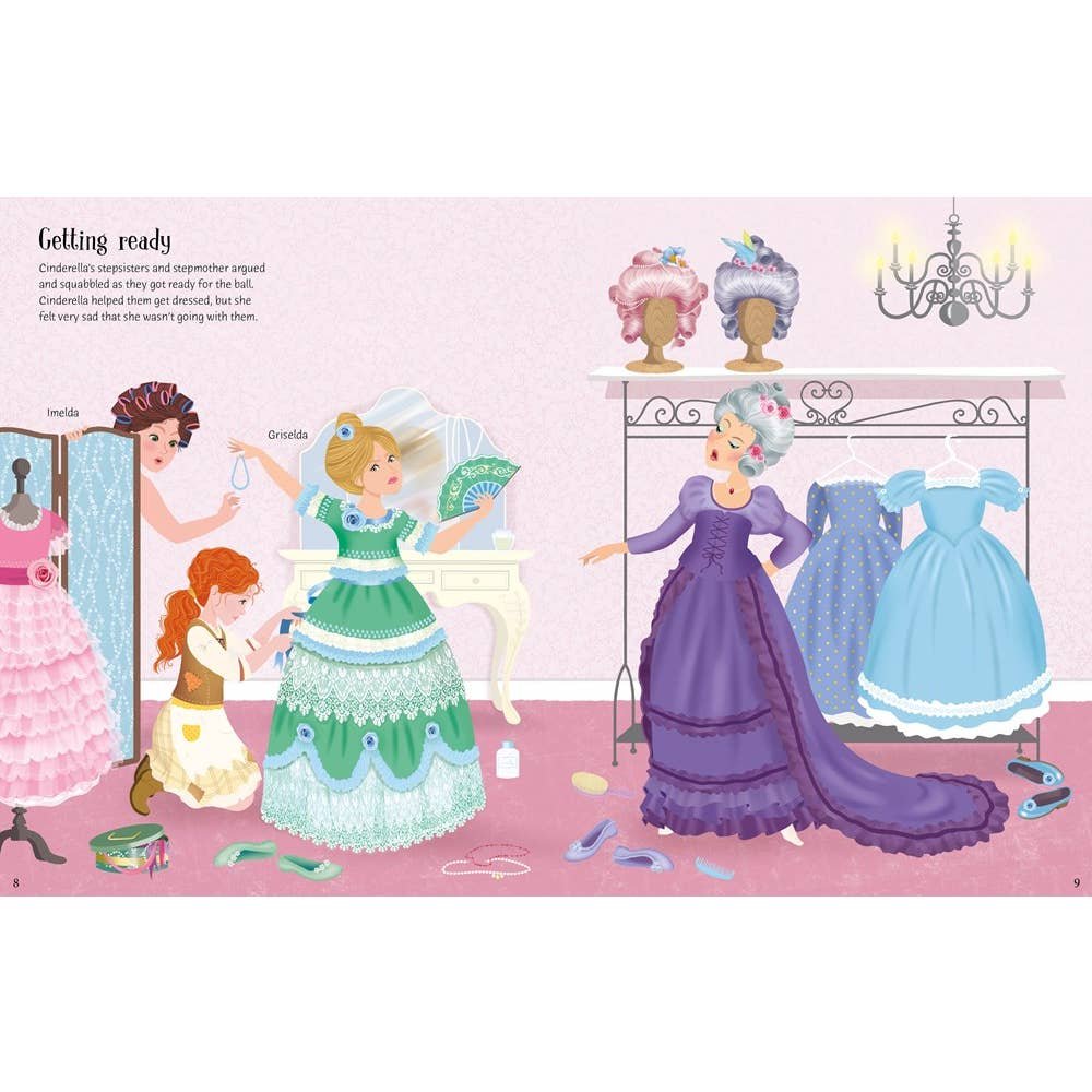 Sticker Dolly Dressing Cinderella