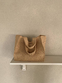 Straw Woven Handmade Beach Tote Bag
