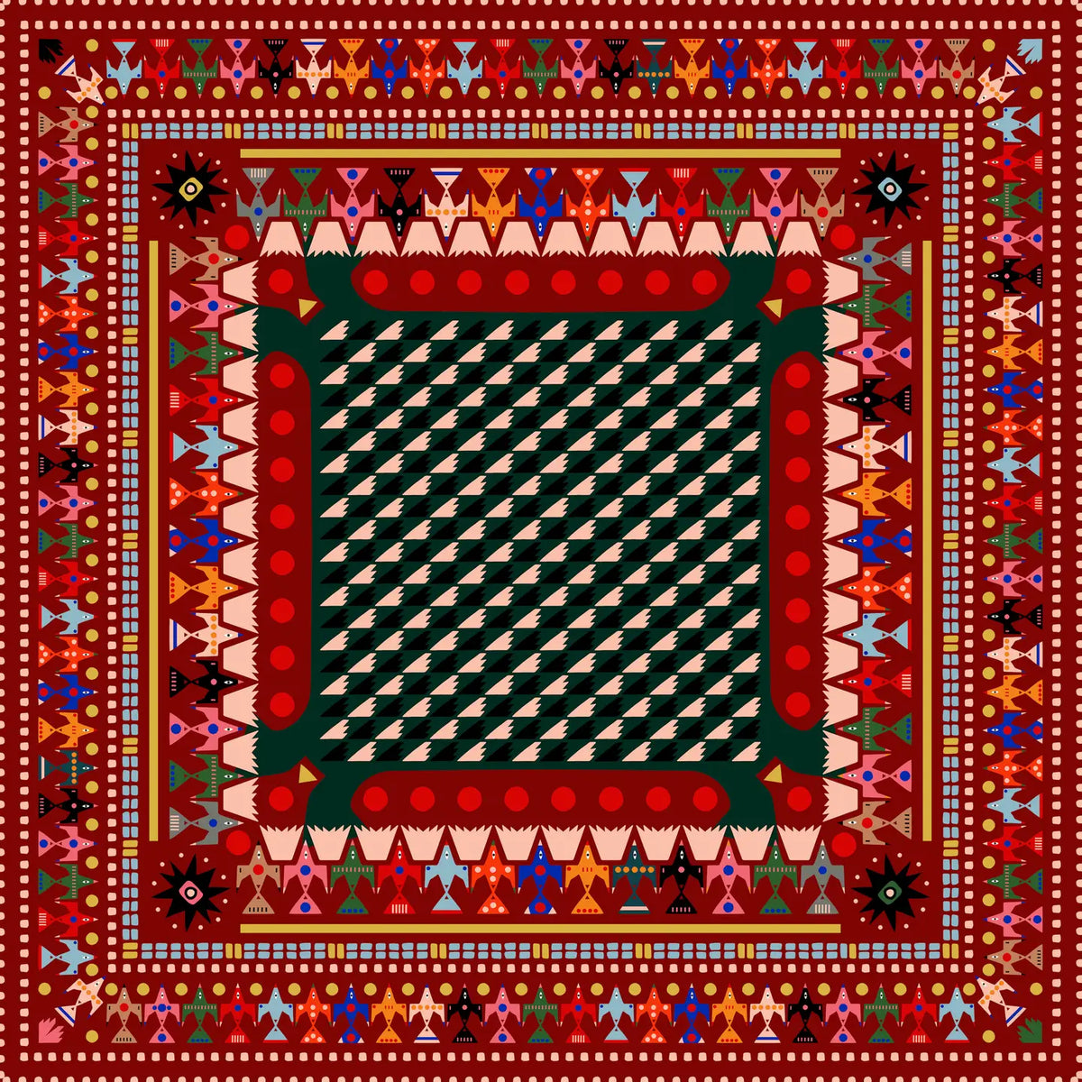 Bird Tapestry Bandana