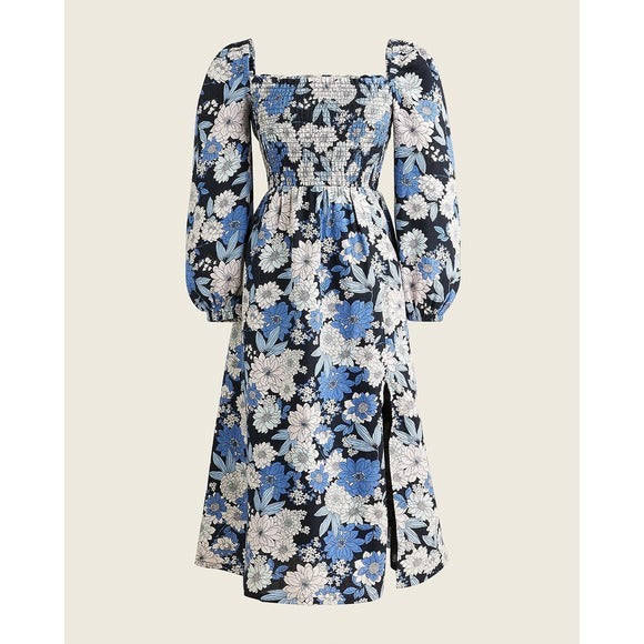 Linen Daydream Dress in Zinnia Floral - Small