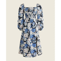 Linen Daydream Dress in Zinnia Floral - Small