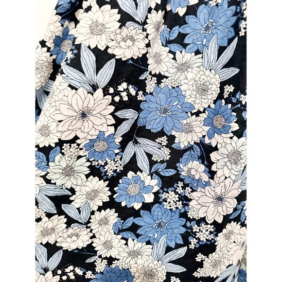 Linen Daydream Dress in Zinnia Floral - Small
