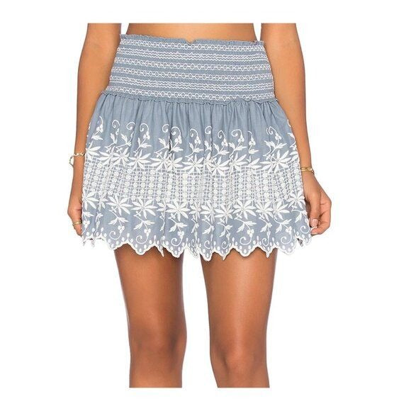 Beach Mini Skirt in Denim Size 0/XS