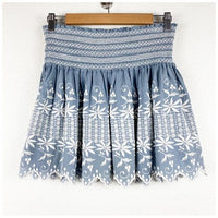 Beach Mini Skirt in Denim Size 0/XS