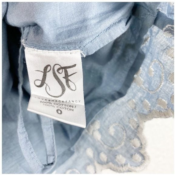 Beach Mini Skirt in Denim Size 0/XS