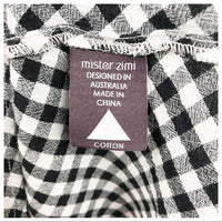 Abbie Dress in Black Gingham -2
