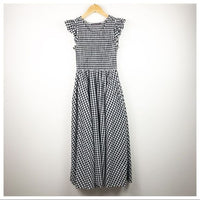 Abbie Dress in Black Gingham -2
