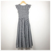 Abbie Dress in Black Gingham -2