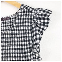 Abbie Dress in Black Gingham -2