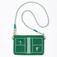 Leila Tennis Bead Clutch