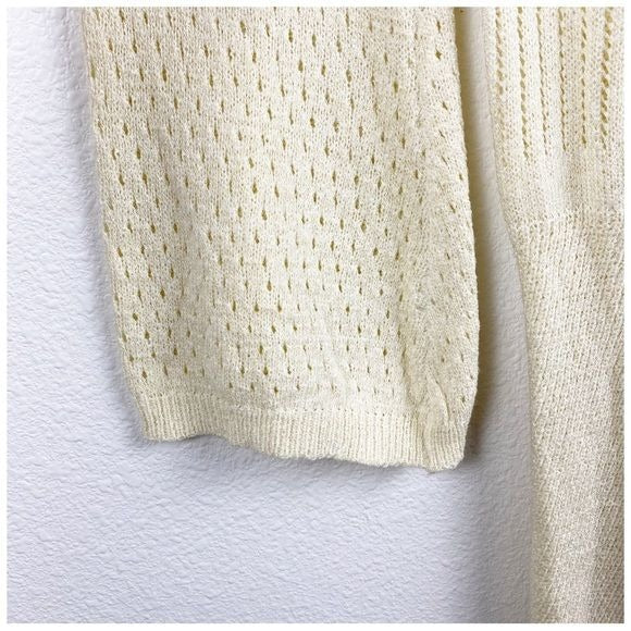 Penny Long Sleeve Dress in Ivory Size M/L