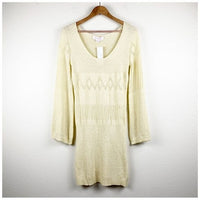 Penny Long Sleeve Dress in Ivory Size M/L