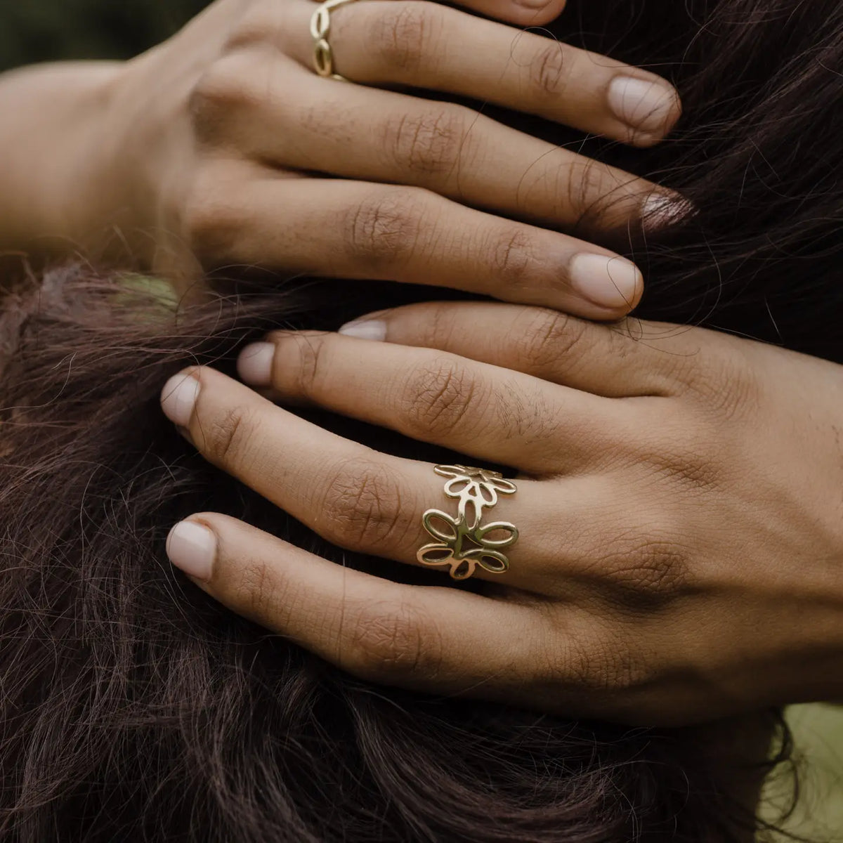 Posy Flower Statement Ring