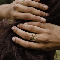 Posy Flower Statement Ring