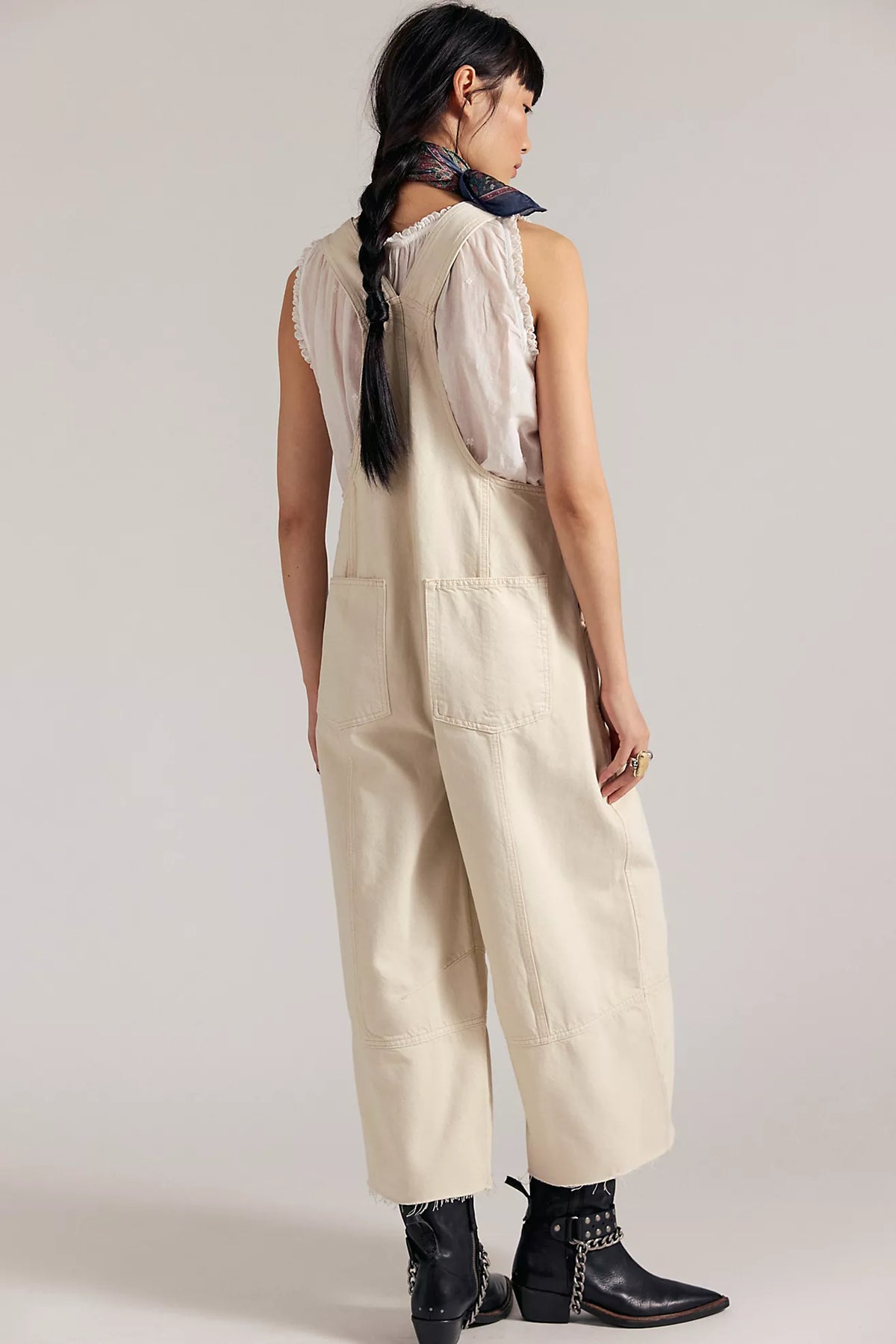 We The Free Rambler Overalls in Ecru