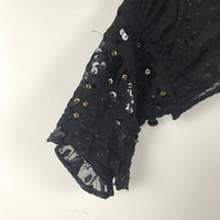 Addison Top Mixed Black Gingham Size Small