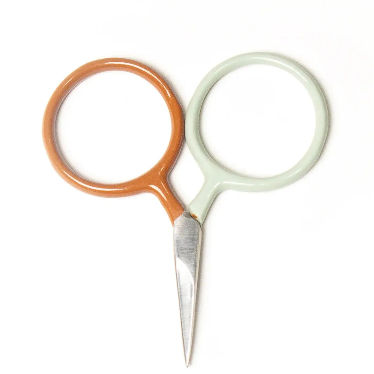 Two Tone Circle Mini Scissors - Koi + Mist