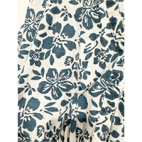 Perrin Top in Blue and White Floral - XL