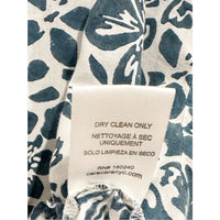 Perrin Top in Blue and White Floral - XL