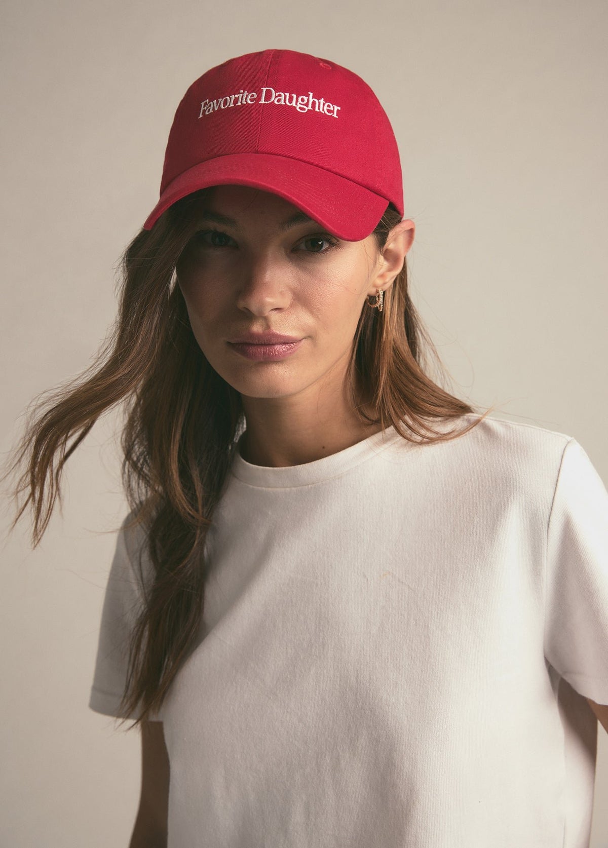 The Classic Logo Baseball Hat in Red/White